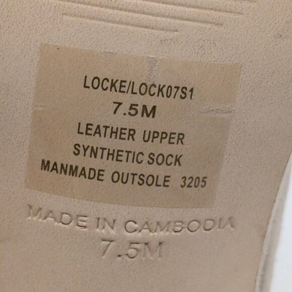 Steve Madden Lock Heel Sandal Open Toe Women's Taupe Raffia Size US7.5M EU38 - Picture 9 of 12